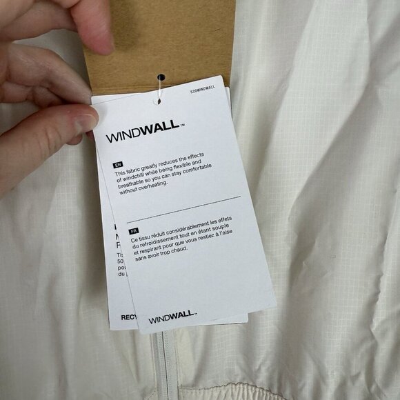 The North Face Cyclone Hoodie White Windbreaker Full Zip Jacket Women's XS NWOT - Picture 7 of 10